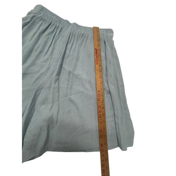Vintage‎ Light Blue Wide Leg Lounge Shorts Fashion Bug 1X - Picture 7 of 8